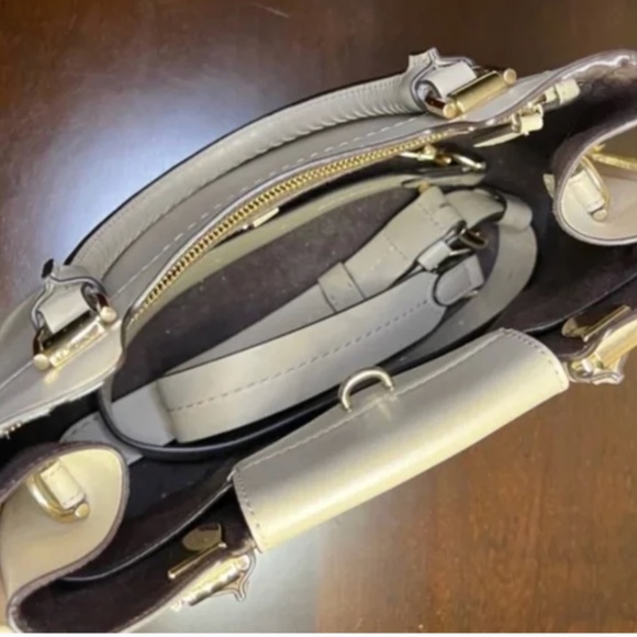 MICHAEL KORS Mercer Mauve Satchel Crossbody Handbag - Picture 6 of 9